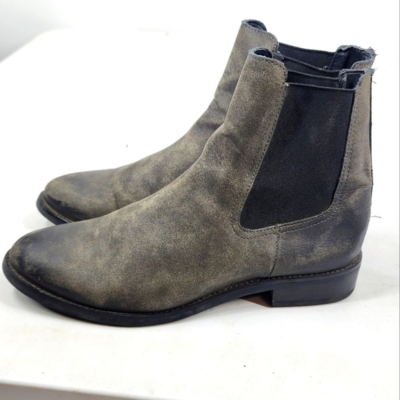 Thursday Boot Duchess Shadow Grey Suede Leather Chelsea Boots 8.5 - Picture 1 of 7